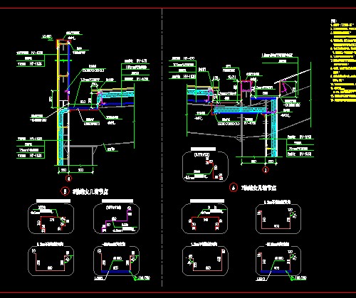 钢结构内天沟做法详图